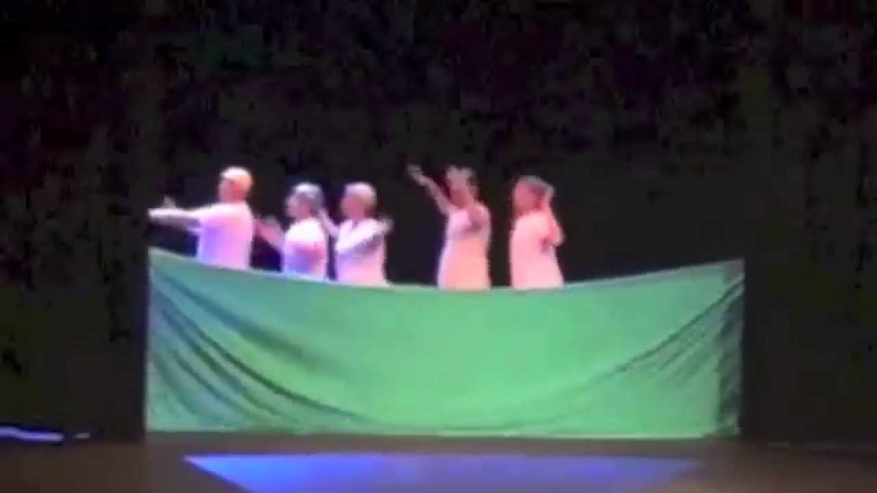 Swimming Skit at Oak Grove Lutheran School Variety Show_2014 in Fargo, North Dakota