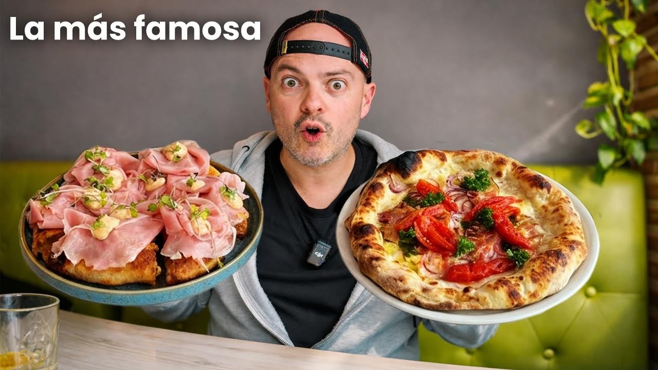 COMIENDO EN LA PIZZERÍA MÁS FAMOSA DE MI CIUDAD 🍕 *Con el mejor pizzaiolo🏆*