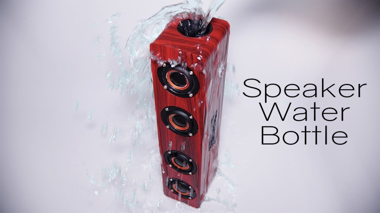 Filling A Bluetooth Speaker With Water