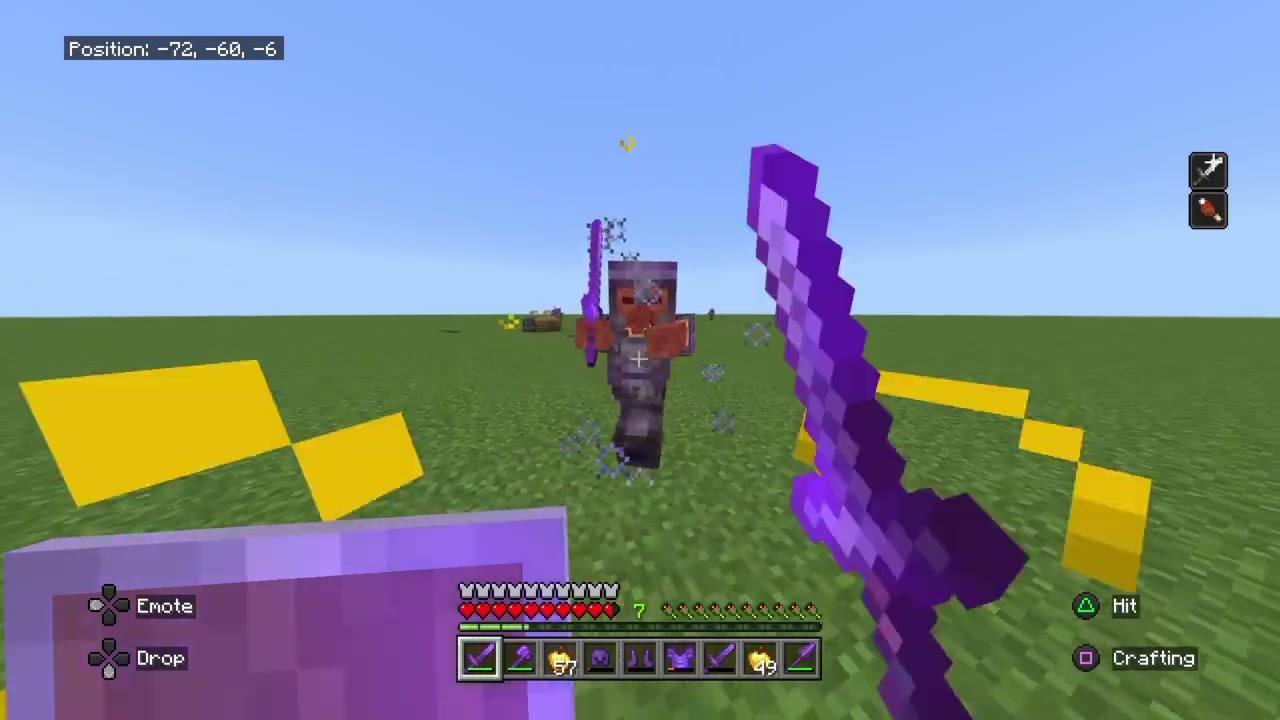 Fighting 8 player like zombies with no mace, cart and only regular gapples.