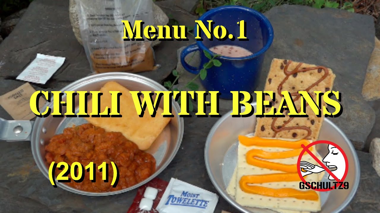 MRE Review: Menu No.1 Chili With Beans (Outdoor Review)