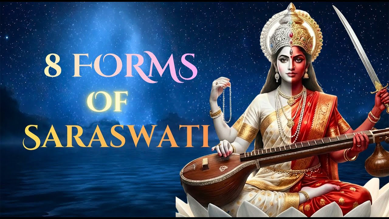 Ashta Saraswati - The 8 forms of Devi Saraswati 🦢🪕 #saraswatimantra #trending #formsofsaraswati