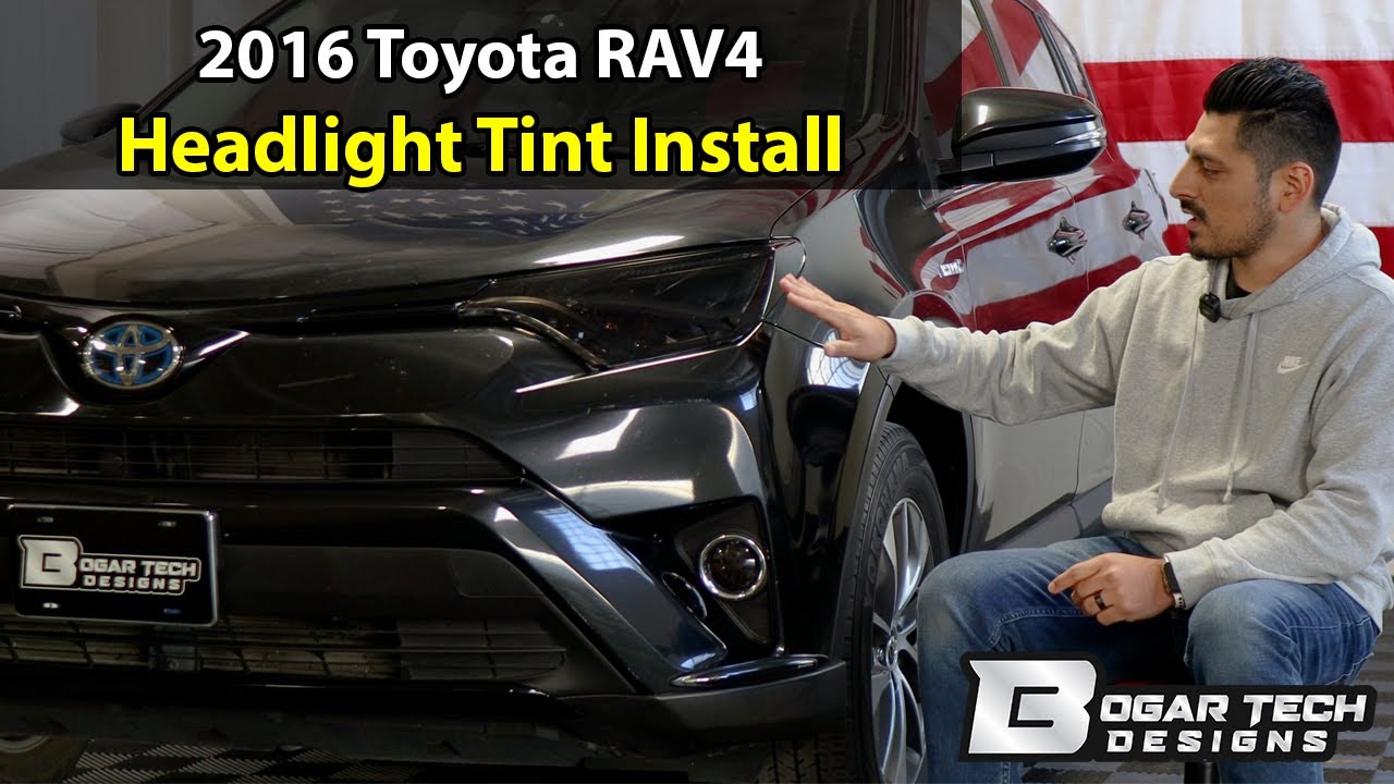 Toyota RAV4 2016-2018 Headlight Tint Installation