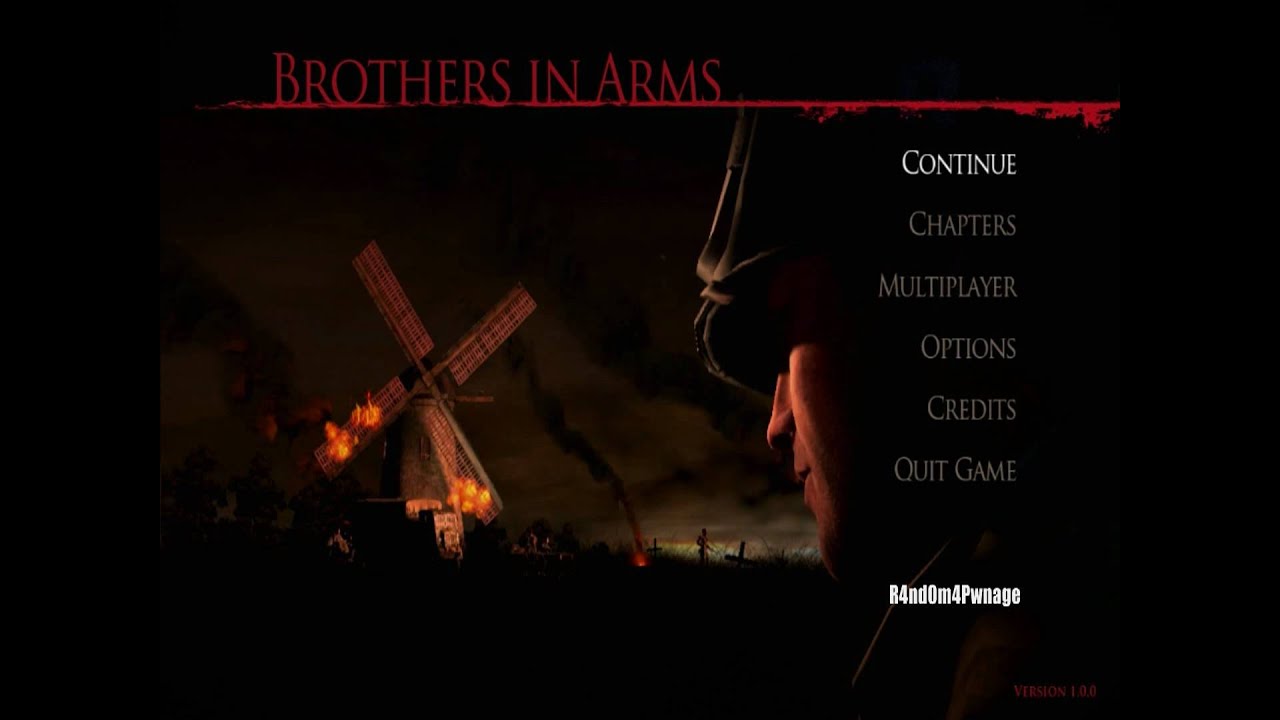 Brothers In Arms Hell's Highway - Menu Intro Theme - HD