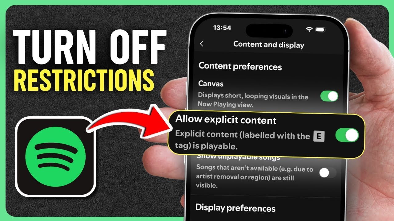 How To Turn Off Explicit Content Restrictions On Spotify