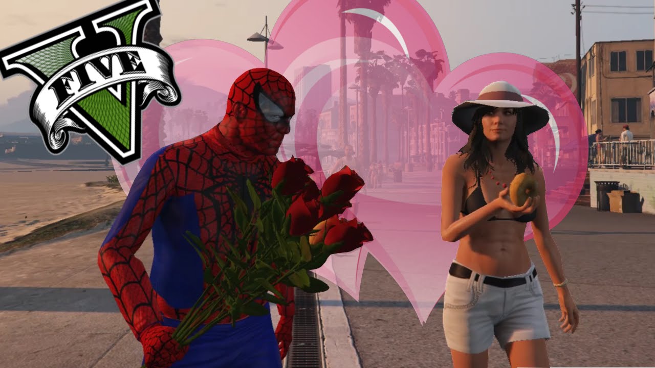 Los MODS mas Absurdos De GTA V - Spiderman Busca Novia xD - ElChurches