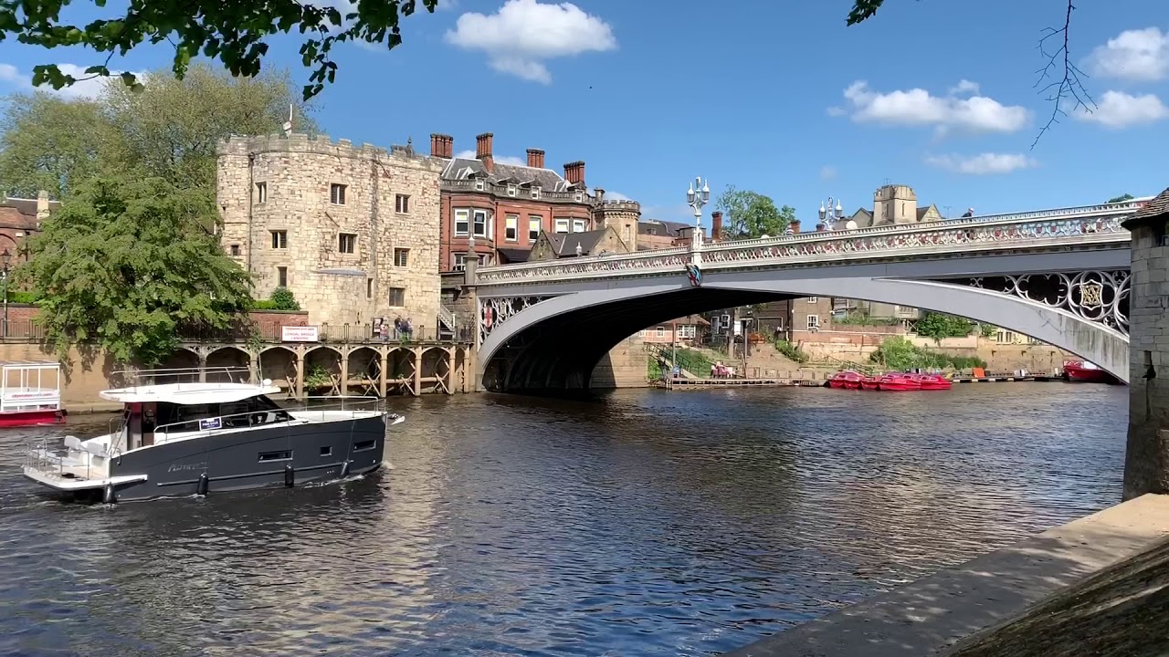 Cobra Futura 36 Motor Yacht through City of York