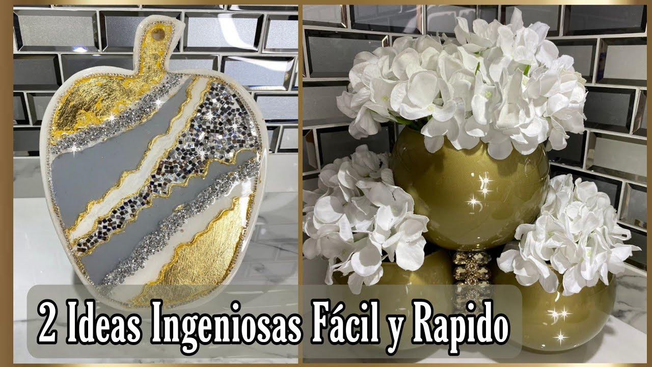 2 IDEAS CREATIVAS PARA DECORAR COCINA ELEGANTE
