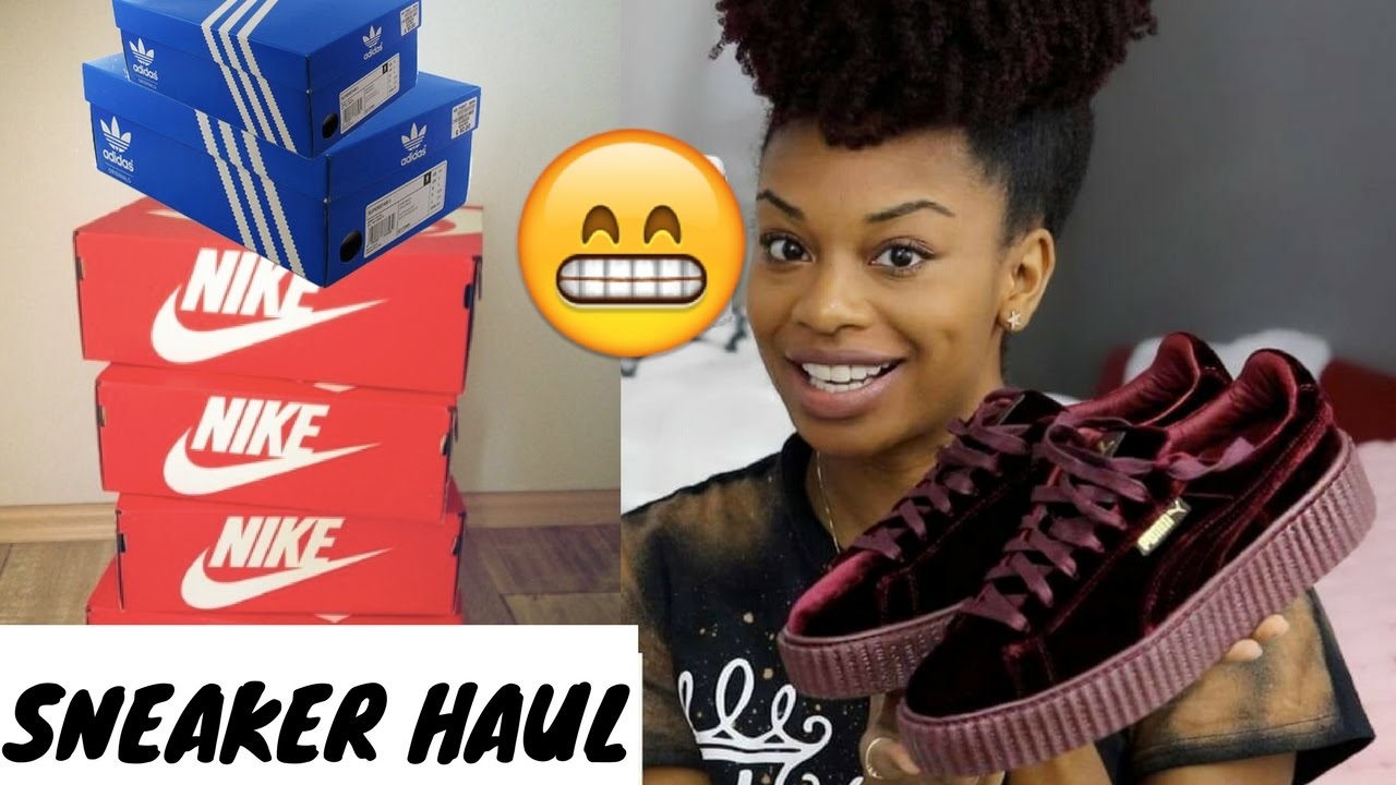 HUGE SNEAKER HAUL 2017 | Puma, Nike, Adidas, Converse Shoes