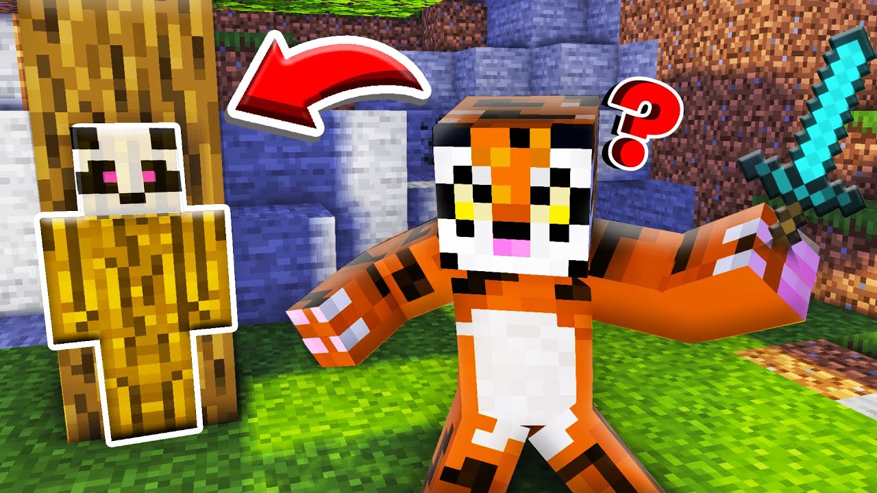 HIDE AND SEEK CHALLENGE EXTREM IN MINECRAFT!