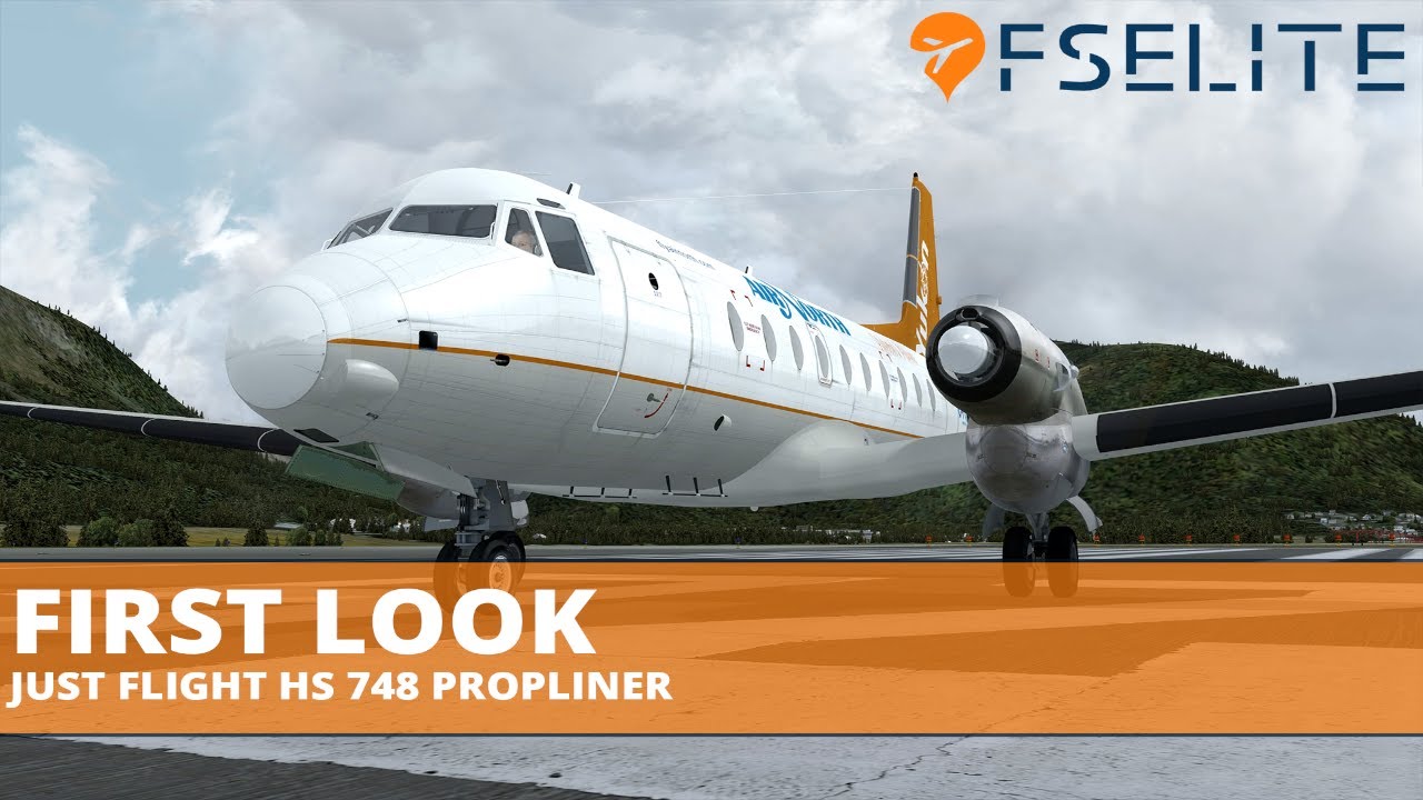 Just Flight HS 748 Proliner: первый взгляд на FSElite