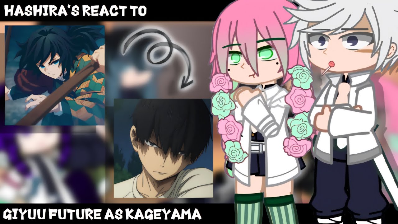 Hashira's React Giyuu Future as Kageyama ||GachaClub|| ||Demon Slayer||