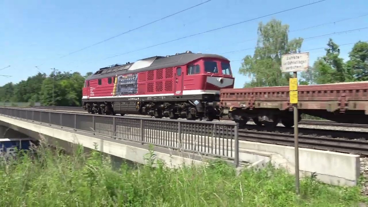 Eisenbahn-Brückensichtungen über der A9