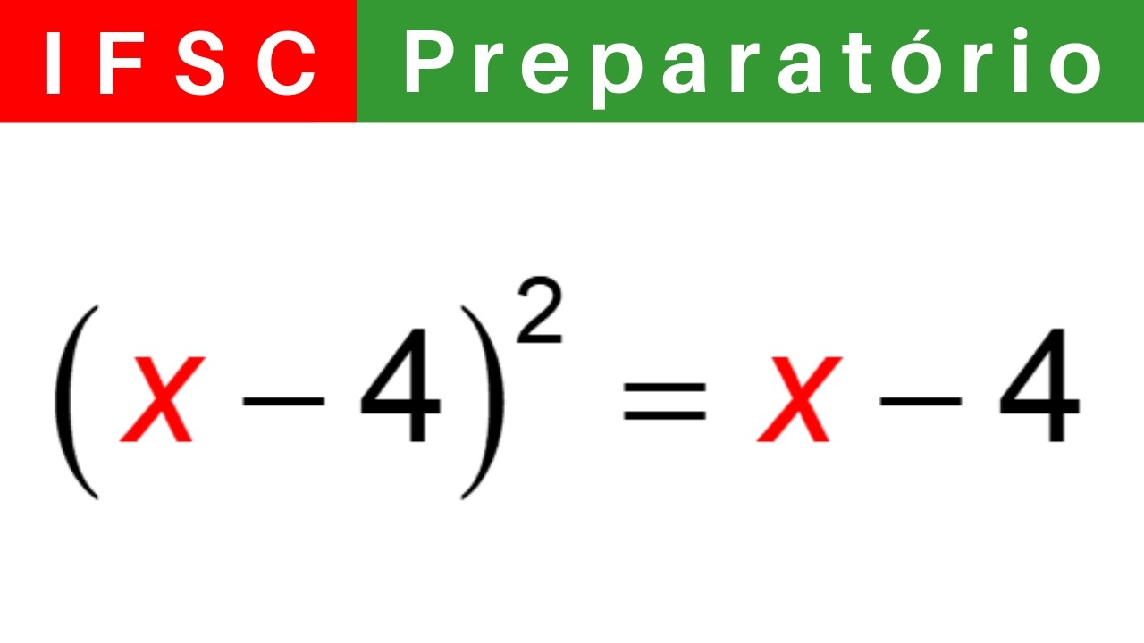 IFSC 🔴 Curso Preparatório 2025/2026 de MATEMÁTICA #IFSC Técnico Integrado ao Ensino Médio @BoraIF