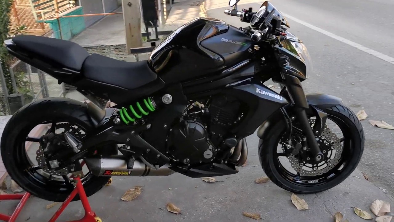 ER6N ปี14 ท่อ Akrapovicแท้
