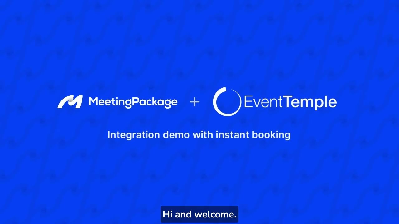 Event Temple and Meeting Package Integration - Instant Booking
