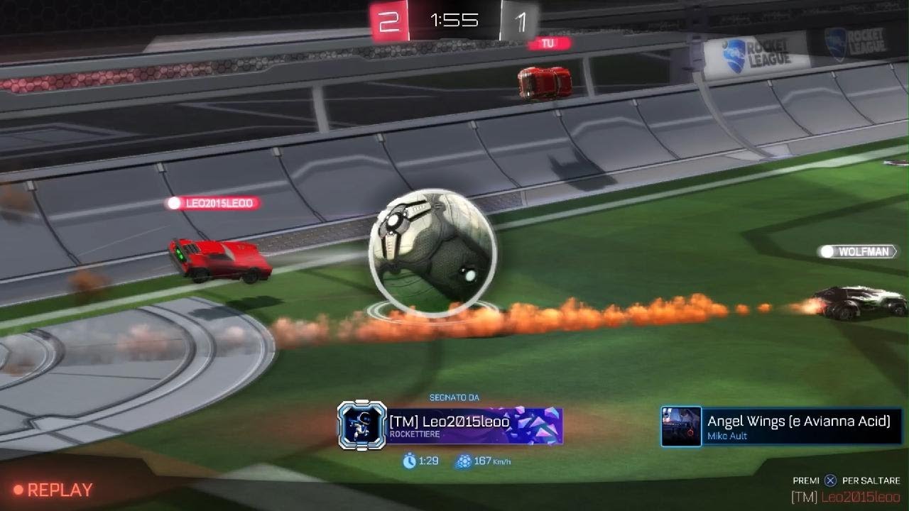 Oggi giochiamo a Rocket League con leo