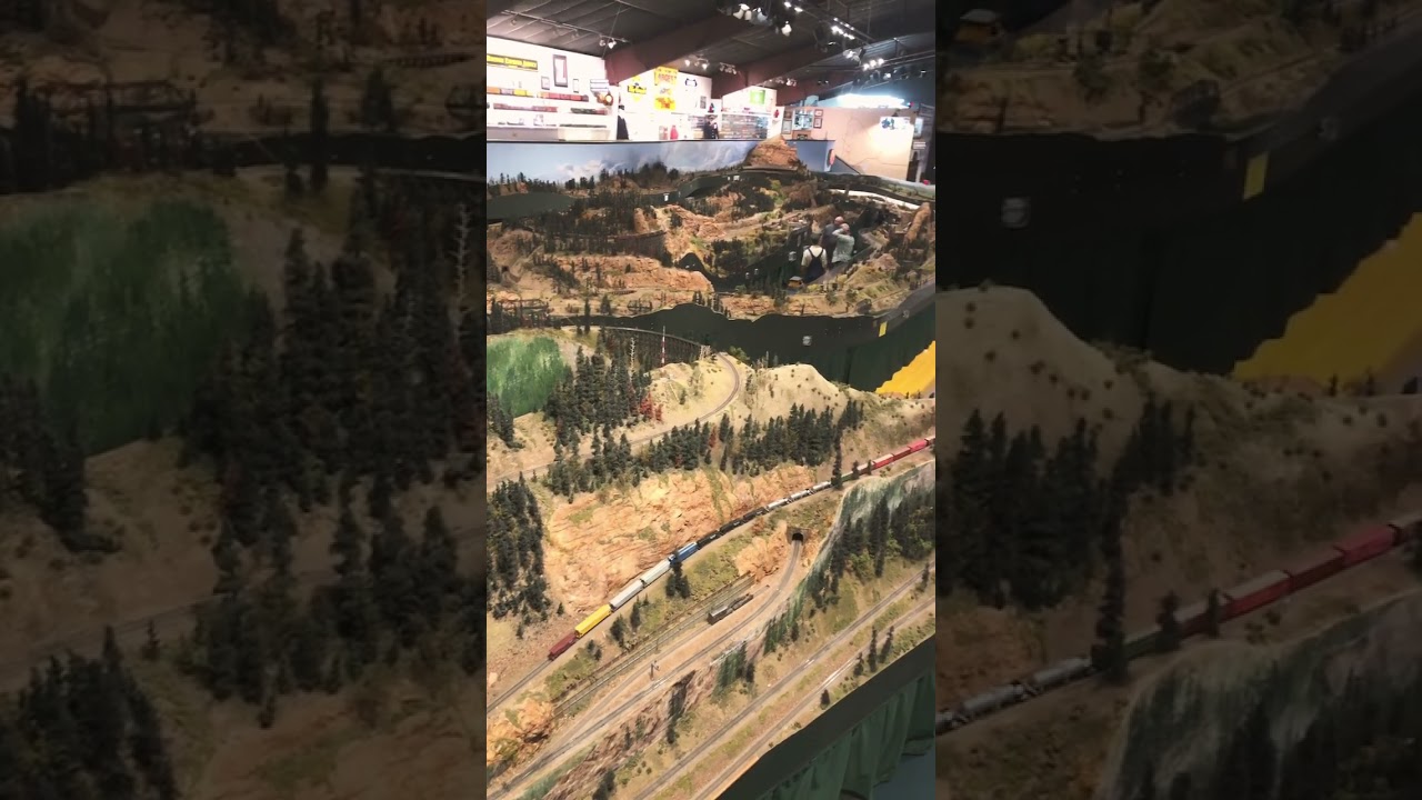 Colorado Model Railroad Museum overview from balcony #hoscale #modelrailroad #train #colorado #art