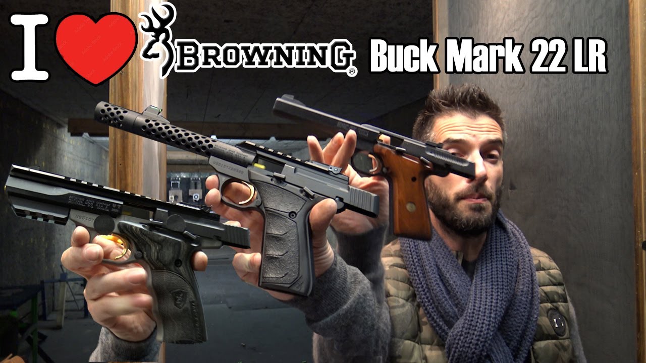 J'adore les pistolets Browning Buck Mark 22 LR