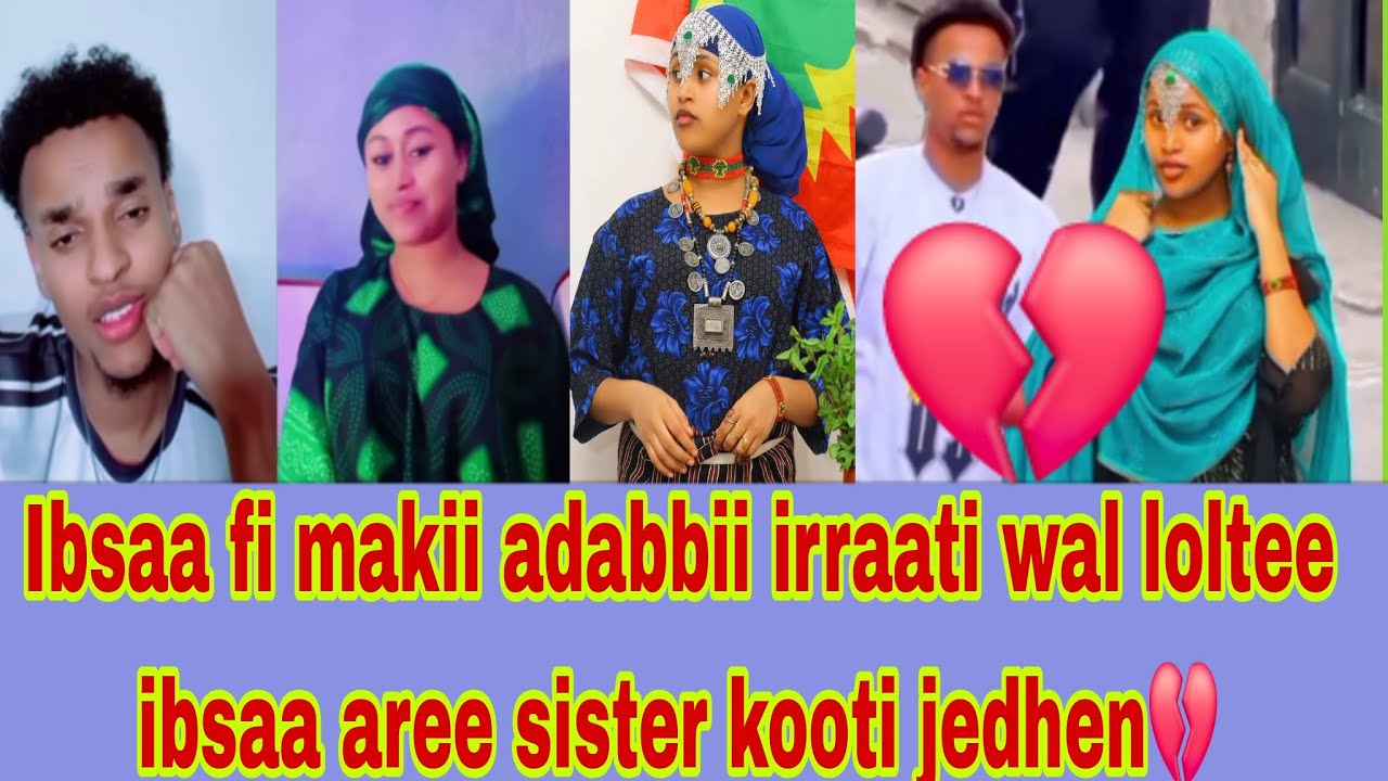Makii fi ibsaa osoo wal adabaan wal lolaan ibsaan giftaarra makiitti hinaaffe🤣