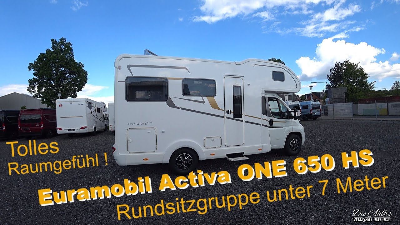 Euramobil Activa ONE 650 HS Rundsitzgruppe und Längsschläfer👌Roomtour✌💖