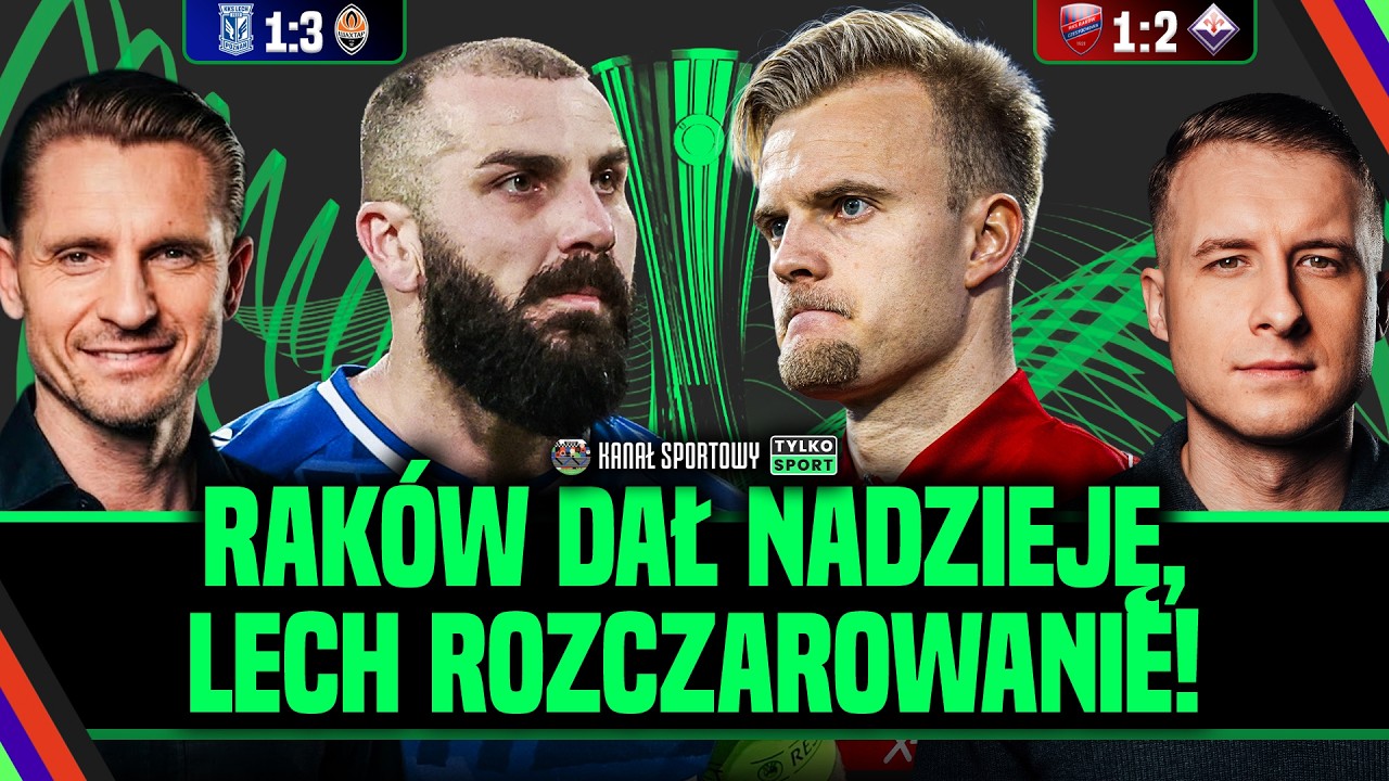 RAKÓW I LECH PRZEGRYWAJĄ W LIDZE KONFERENCJI! WICHNIAREK, BORZĘCKI, SŁAWIŃSKI I SZCZYGIELSKI