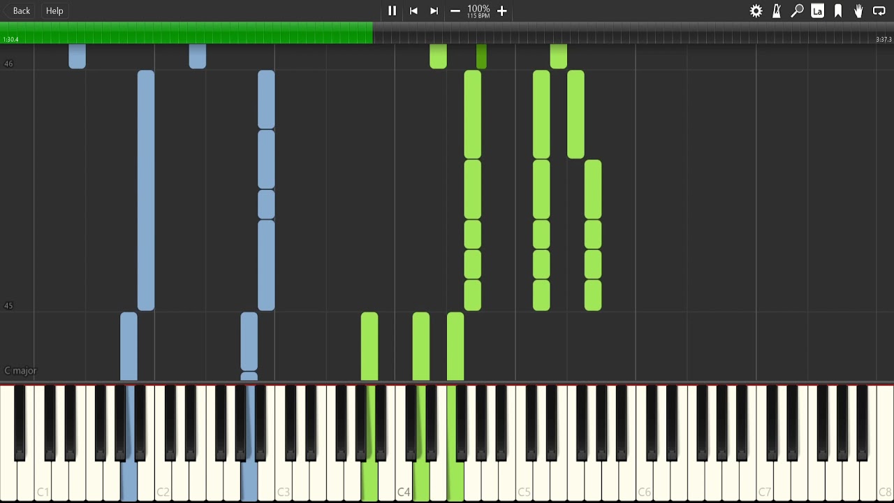 Song For Guy - Elton John (Piano Tutorial) [Synthesia]