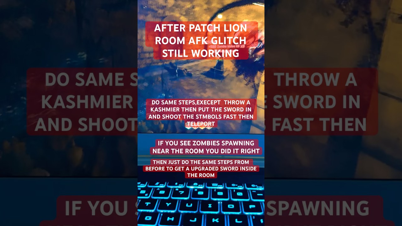 AFTERPATCH AFK GODMODE XPGLITCH WORKAROUND #afterpatch #cod #glitches #zombies #bo6 #afk #like #sub