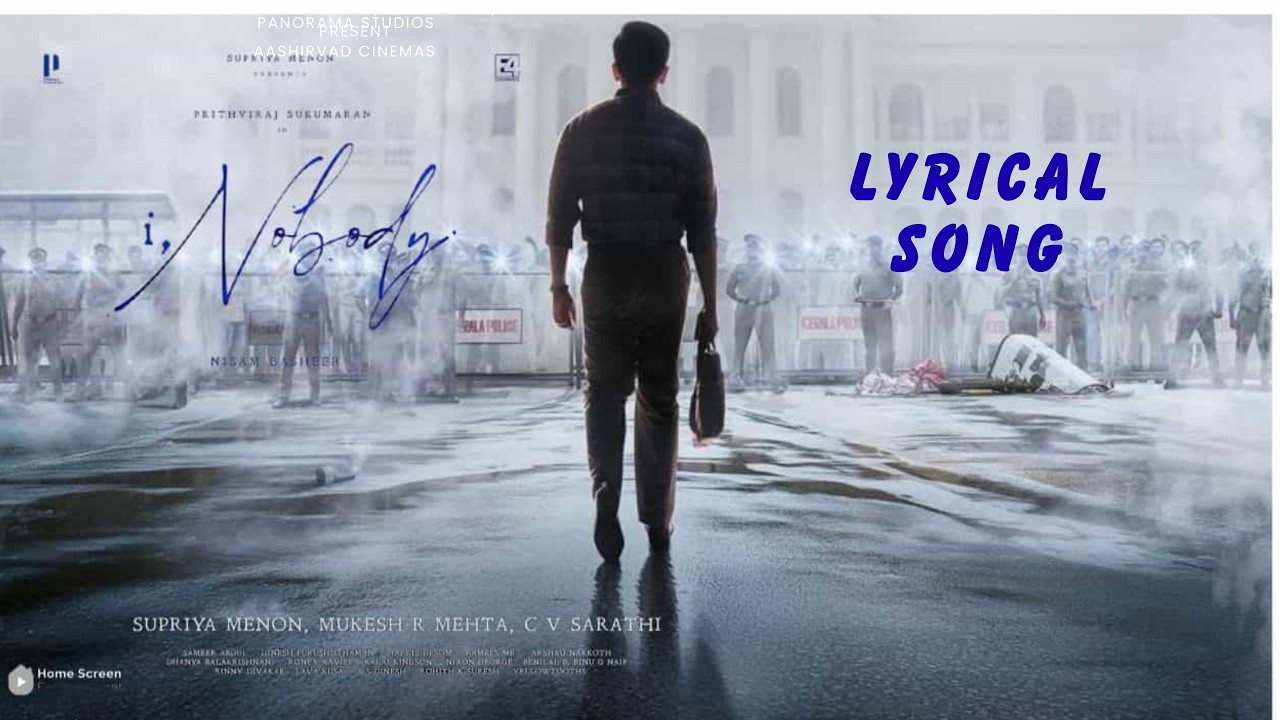 I,Nobody Lyrical song | Prithviraj Sukumaran | Parvathy Thiruvothu | Nisam Basheer | Jakes Bejoy