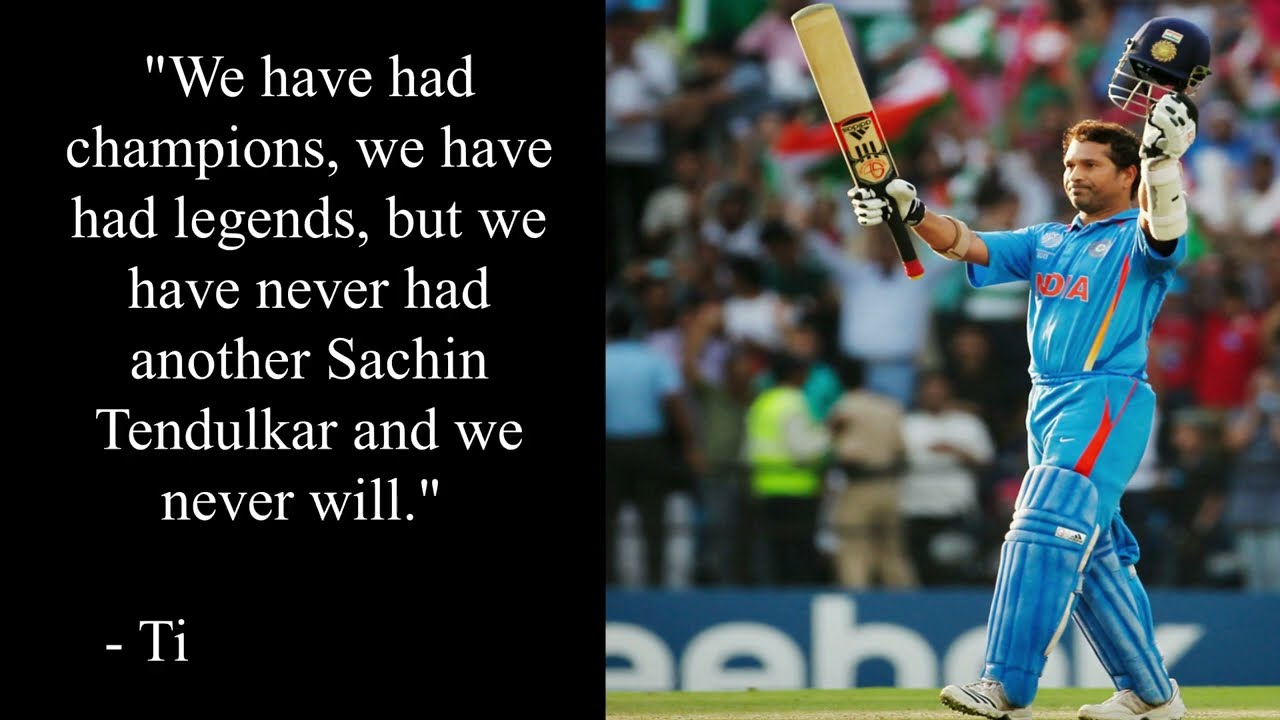 Sachin Tendulkar's 50th Birthday | Epic Quotes | The GOAT | The Legend | The GOD