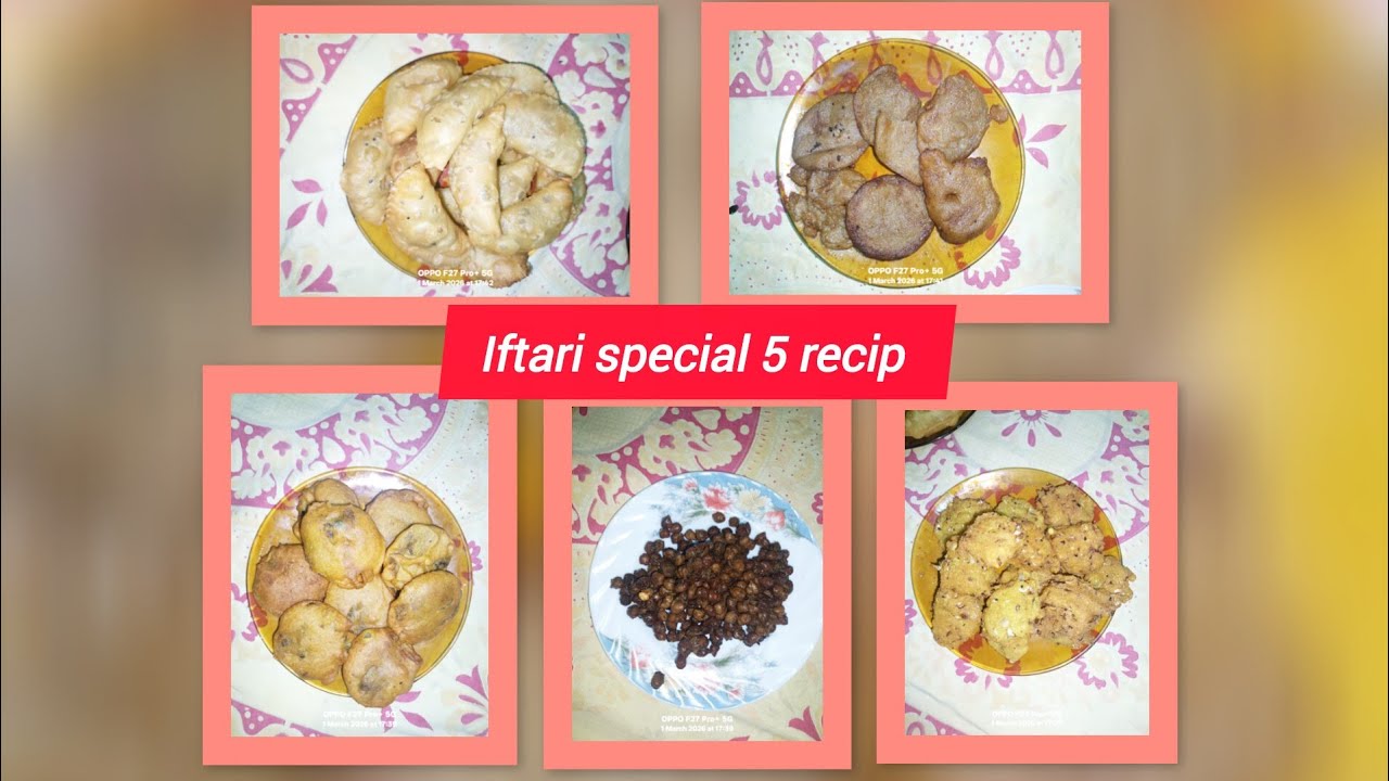 5 Different Ramzan Special Recipes| Ramadan Preparation 2026| Make&Freeze Iftar Recipes| New Recipes