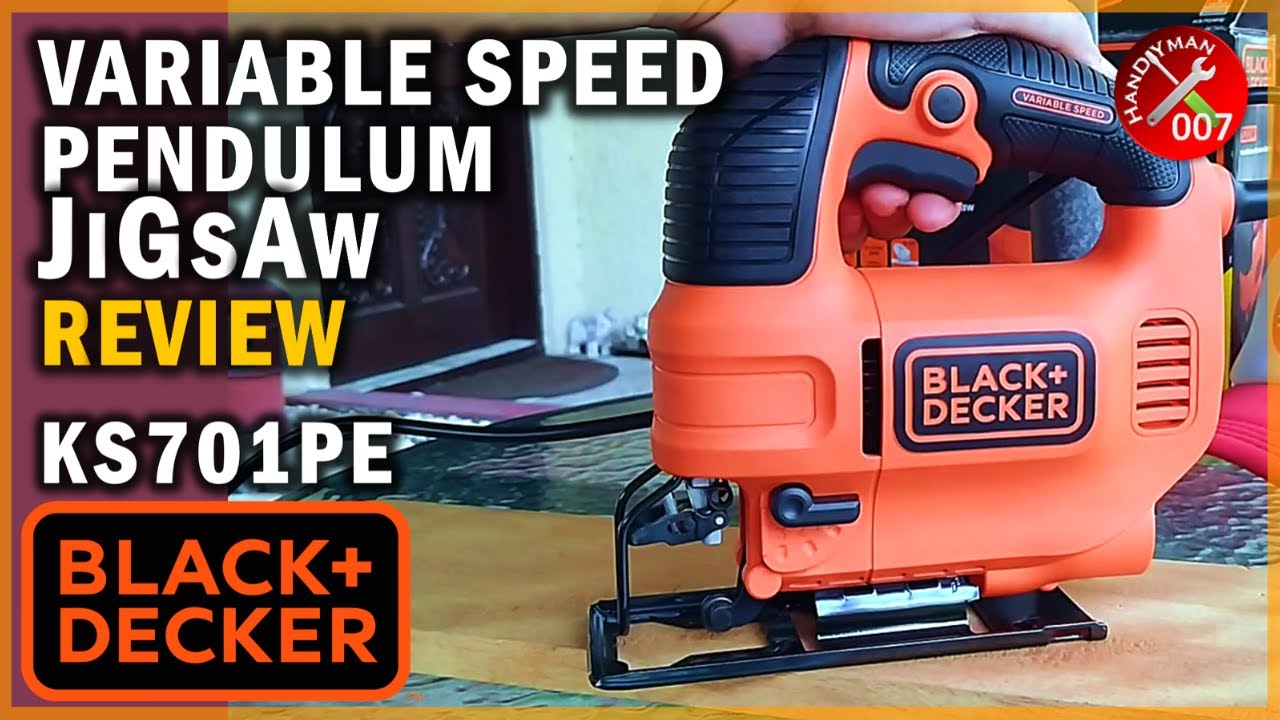 Worth It? Black & Decker Variable Speed Jigsaw | Black+Decker Jigsaw KS701PE Review