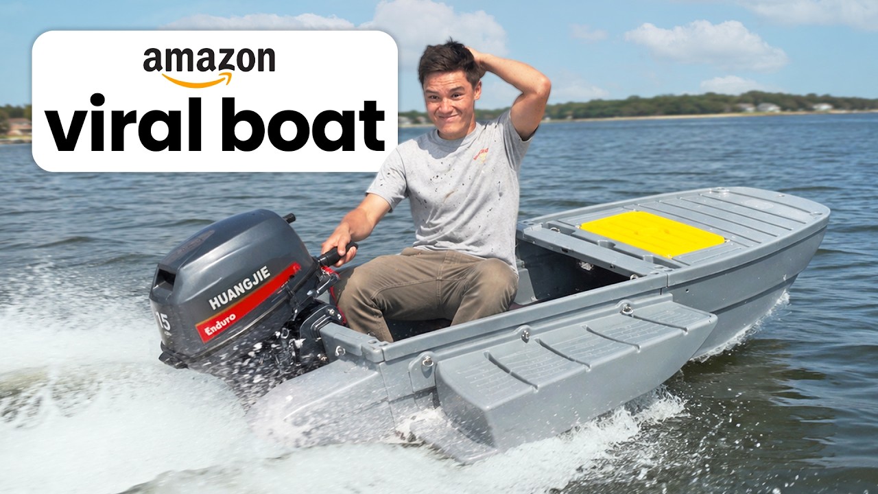 Testing the most VIRAL Amazon boat