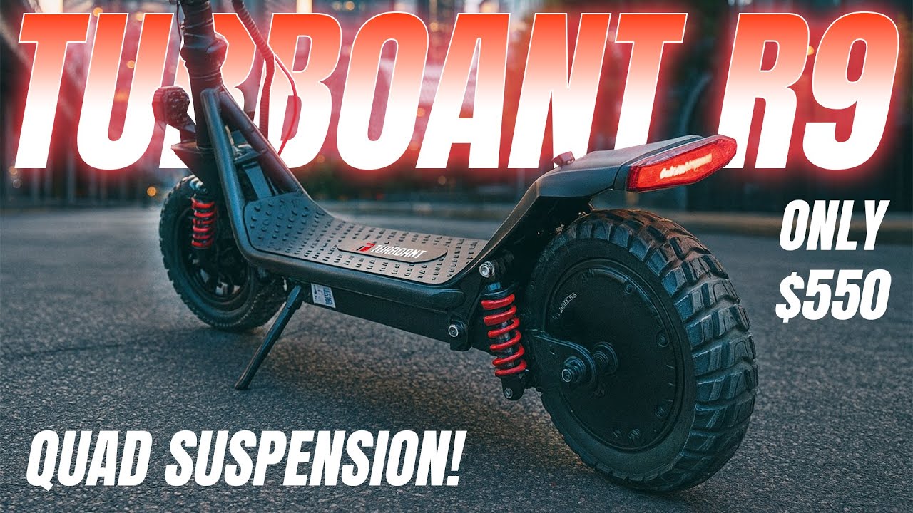 У этого бюджетного скутера четырёхпозиционная подвеска?! | Обзор Turboant R9