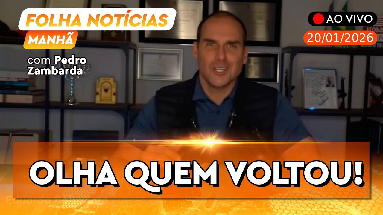 EDUARDO BOLSONARO COMEÇA CHORORÔ E CAMPANHA POR FLÁVIO; REINALDO AZEVEDO E A DOMICILIAR