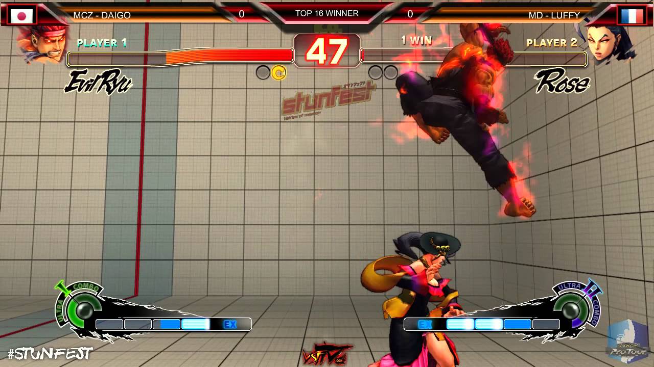 Stunfest 2015/USF4 :  MCZ.Daigo vs MD.Luffy - CPT 2015 - TOP 16