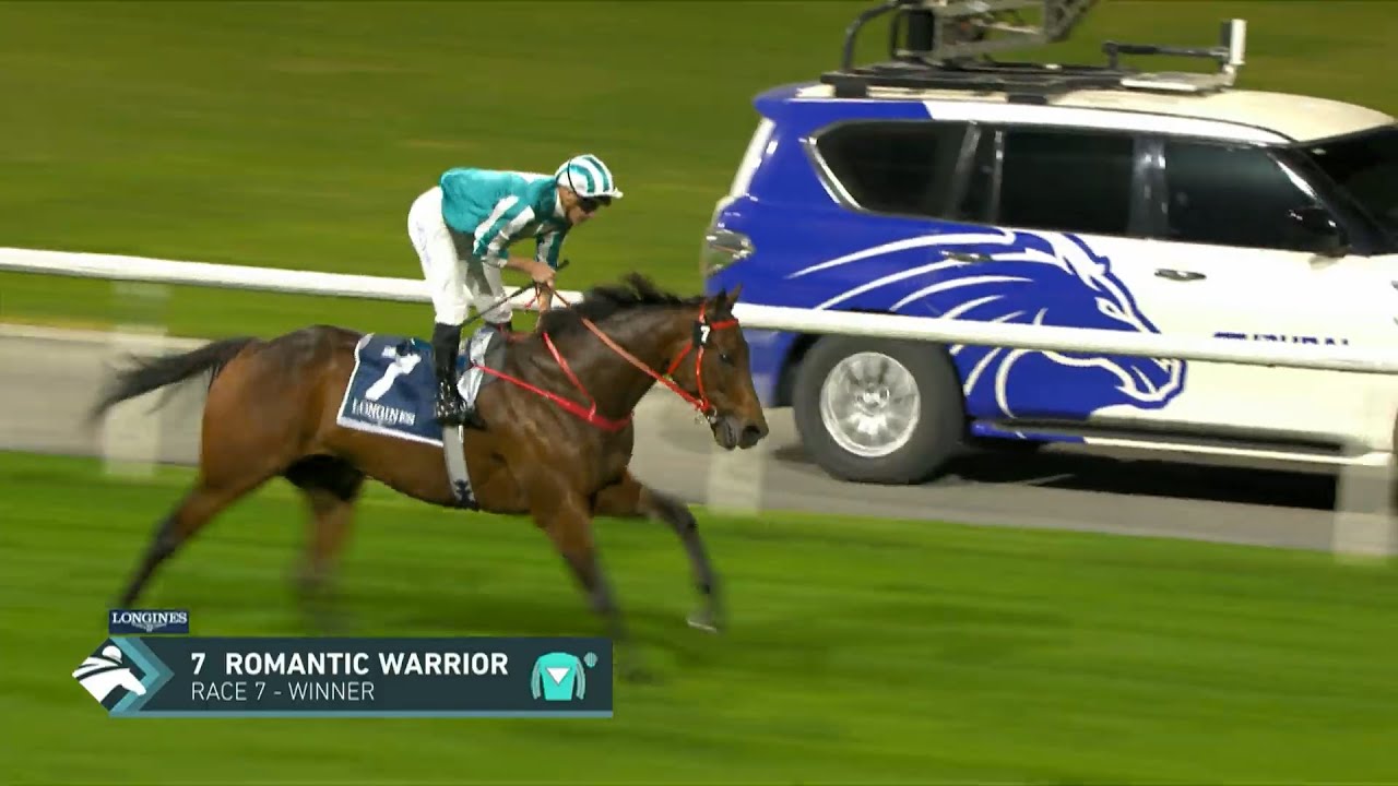 2025 傑貝哈特錦標 Jebel Hatta G1 - 浪漫勇士 (Romantic Warrior) - 麥道朗 (J.Mcdonald) (破場地記錄贏馬，量時度力未能完成比賽)