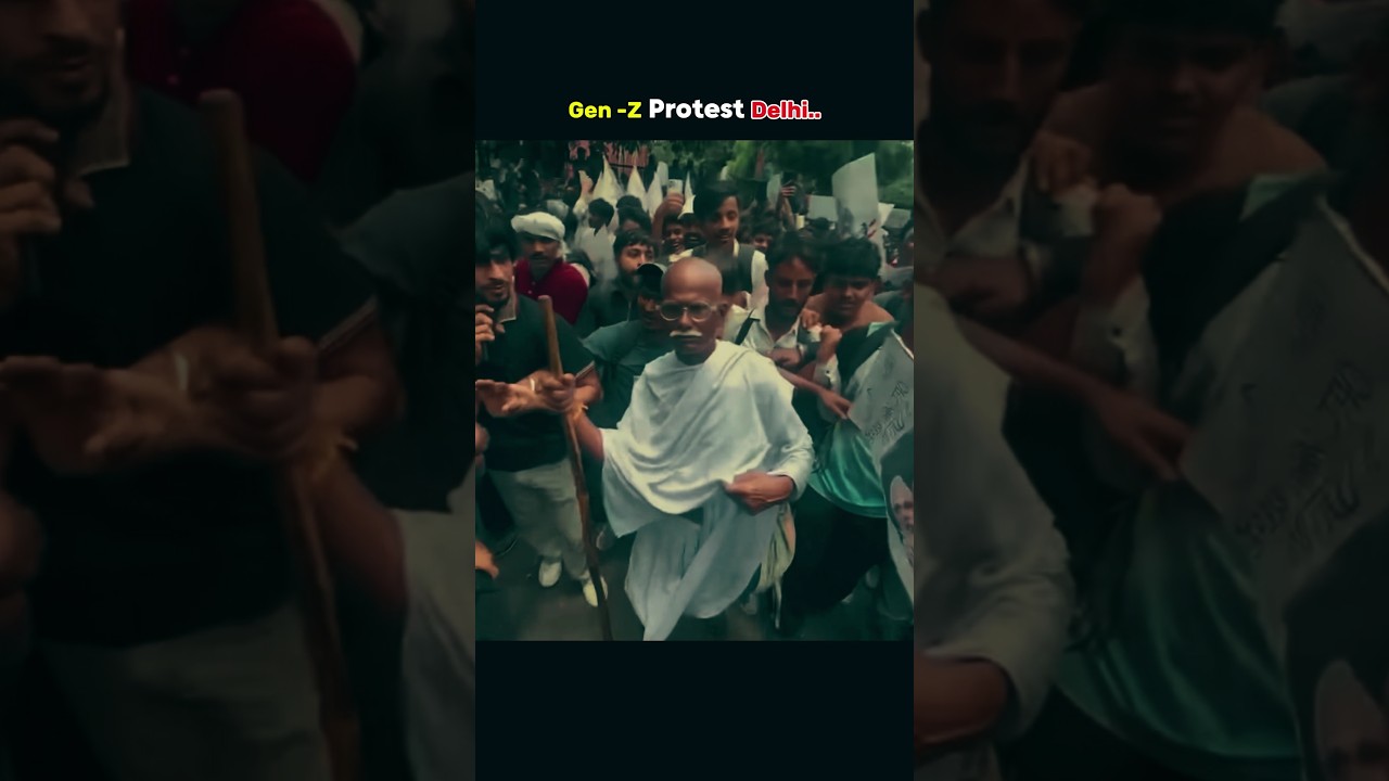 Delhi GEN Z Protest Funny Moments | Viral Protest Compilation 2026😂 #shorts #funny