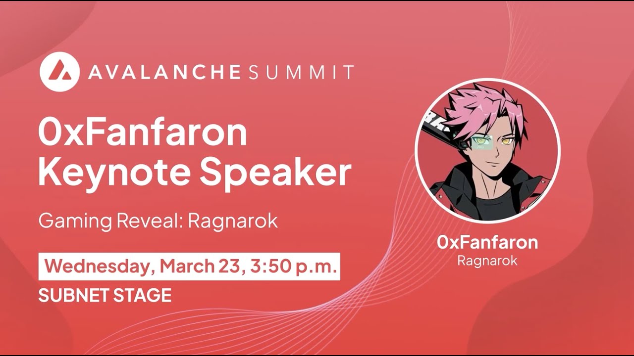 Gaming Reveal: Ragnarok - 0xFanfaron | Avalanche Summit 2022