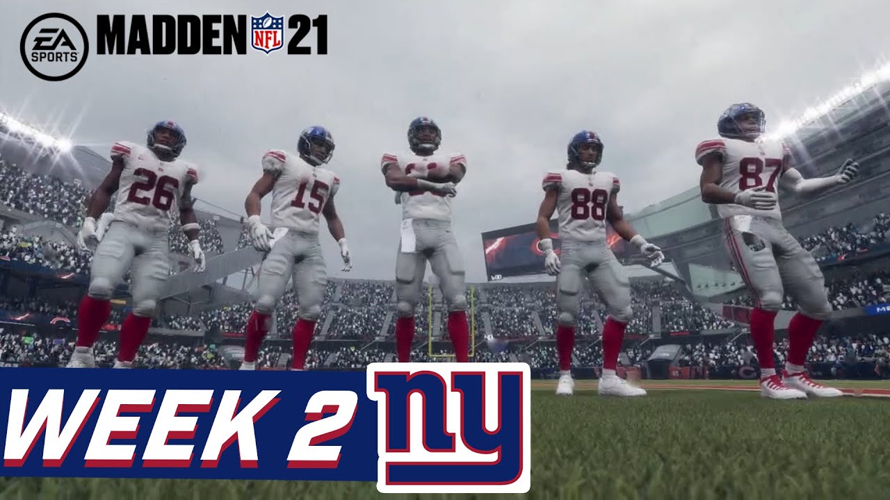 Madden 21: Неделя 2, Нью-Йорк Джайентс @ Чикаго Беарз | Madden 21: Сезон Нью-Йорк Джетс | SNY