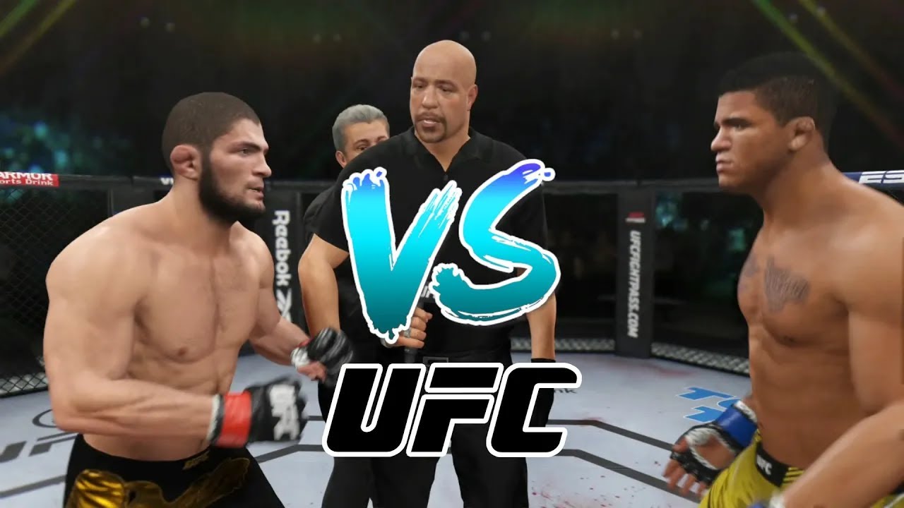 Khabib Nurmagomedov vs. Gilbert Burns | EA Sports UFC 4 - K1 Rules