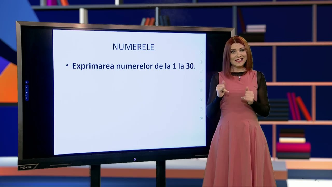TeleŞcoala: Limba semnelor rom&acirc;ne &ndash; lecţia 5 (@TVR2)