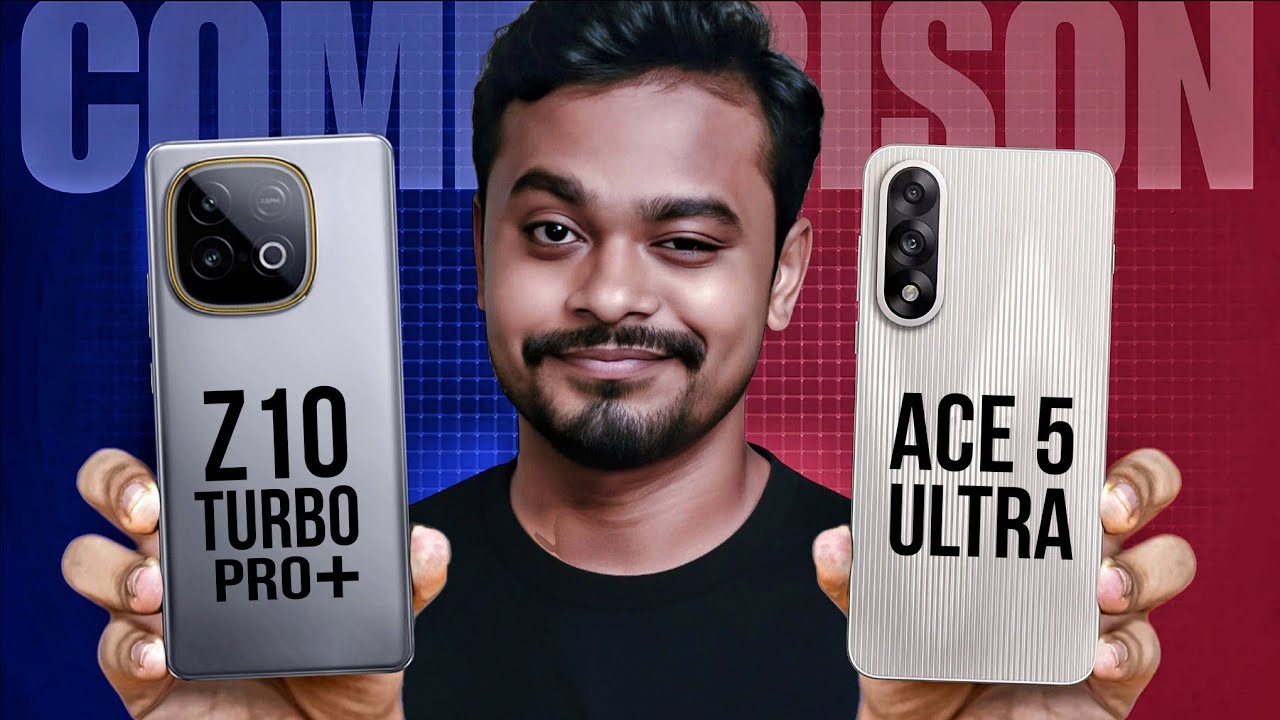 iQOO Z10 Turbo Pro Plus Vs OnePlus Ace 5 Ultra || Full Specs Comparison