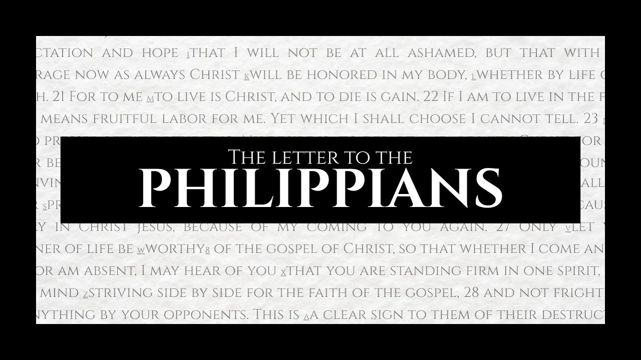 Foundations Yth | Philippians Week 1