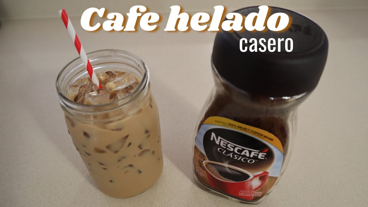 Como hacer CAFE HELADO / ICED COFFEE en casa