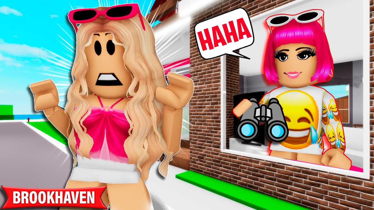 TEM UMA MULHER MISTERIOSA me SEGUINDO | Historinhas BrookhavenRoblox Bibi Lud