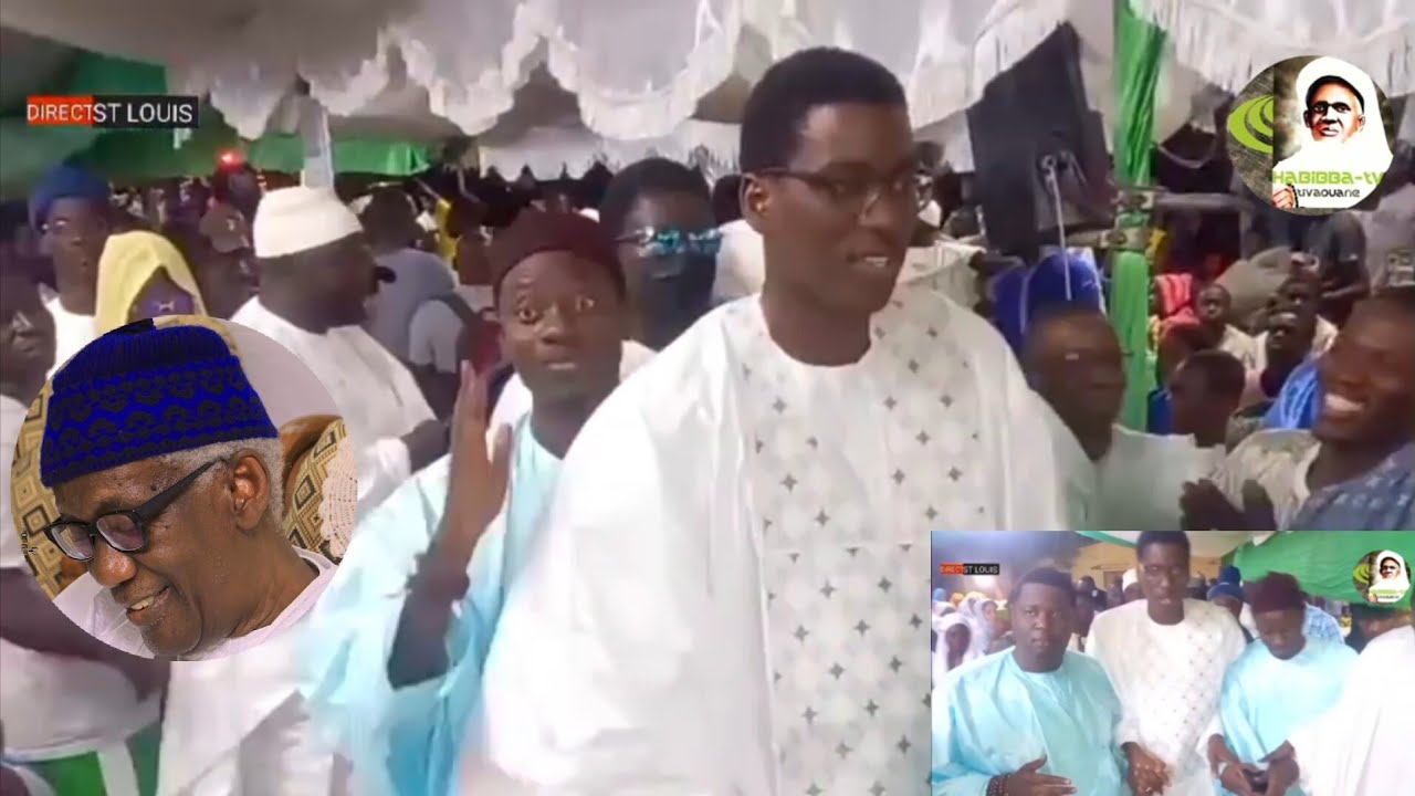 L'accueil chaleureux de Mame Abdou à ses frères Sr Moustapha, Pa Abdou et Sr Bachr Sy, St Louis 2023