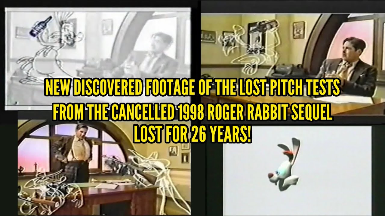 New Discovered Footage of The Lost Pitch Tests From The Cancelled 1998 Roger Rabbit Sequel