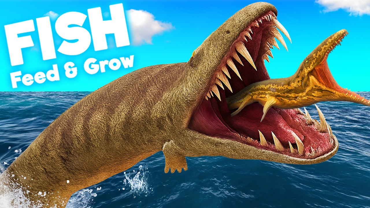 Я оживил ДРЕВНЕГО МОРСКОГО МОНСТРА в Feed & Grow Fish