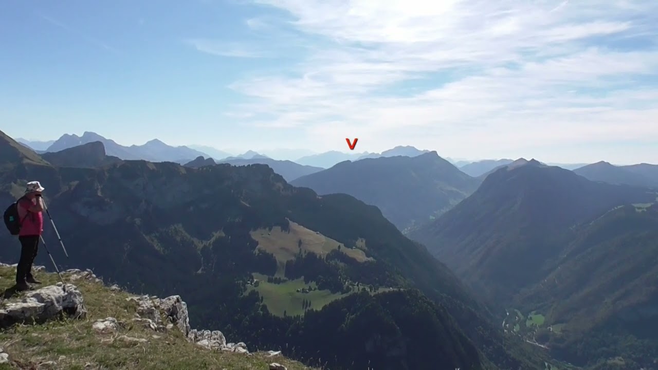 Tour du plateau de solaison par la pointe d'andey et les rochers de leschaux